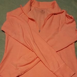 Pink Long Sleeve Fitted Top